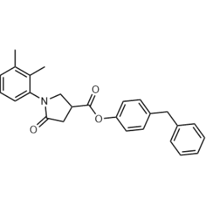 4-Benzylphenyl 1-(2,3-dimethylphenyl)-5-oxopyrrolidine-3-carboxylate|CS-1229674