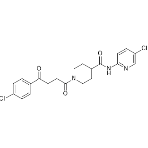 1-(4-(4-Chlorophenyl)-4-oxobutanoyl)-N-(5-chloropyridin-2-yl)piperidine-4-carboxamide|CS-1229694
