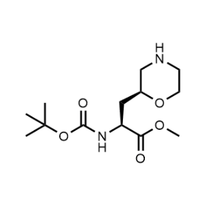 (S)-Methyl 2-((tert-butoxycarbonyl)amino)-3-((S)-morpholin-2-yl)propanoate|CS-1229704