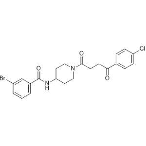 3-Bromo-N-(1-(4-(4-chlorophenyl)-4-oxobutanoyl)piperidin-4-yl)benzamide|CS-1229711