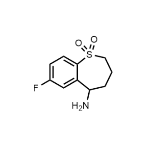 5-Amino-7-fluoro-2,3,4,5-tetrahydrobenzo[b]thiepine 1,1-dioxide|CS-1230043