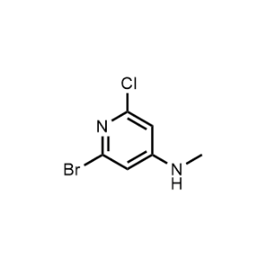 2-Bromo-6-chloro-N-methyl-4-pyridinamine|CS-1230073