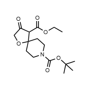 8-tert-Butyl 4-ethyl 3-oxo-1-oxa-8-azaspiro[4.5]decane-4,8-dicarboxylate|CS-1230673