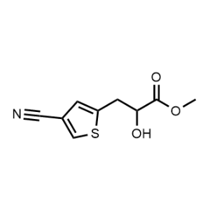 Methyl 3-(4-cyanothiophen-2-yl)-2-hydroxypropanoate|CS-1230757