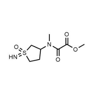 Methyl 2-((1-imino-1-oxidotetrahydro-1H-1l6-thiophen-3-yl)(methyl)amino)-2-oxoacetate|CS-1230758