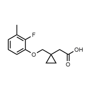 2-(1-((2-Fluoro-3-methylphenoxy)methyl)cyclopropyl)acetic acid|CS-1230782