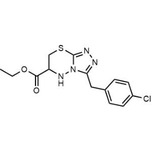 Ethyl 3-(4-chlorobenzyl)-6,7-dihydro-5H-[1,2,4]triazolo[3,4-b][1,3,4]thiadiazine-6-carboxylate|CS-1230800