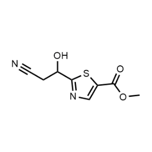 Methyl 2-(2-cyano-1-hydroxyethyl)thiazole-5-carboxylate|CS-1230804
