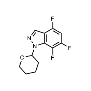 4,6,7-Trifluoro-1-(tetrahydro-2H-pyran-2-yl)-1H-indazole|CS-1231010