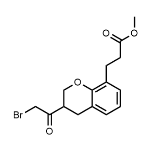 Methyl 3-(3-(2-bromoacetyl)chroman-8-yl)propanoate|CS-1231023