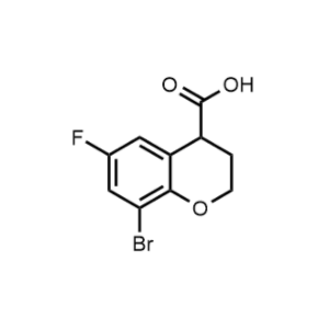 8-Bromo-6-fluorochromane-4-carboxylic acid|CS-1231046
