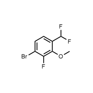 1-Bromo-4-(difluoromethyl)-2-fluoro-3-methoxybenzene|CS-1231145