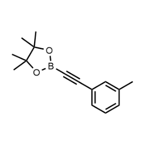 4,4,5,5-Tetramethyl-2-(m-tolylethynyl)-1,3,2-dioxaborolane|CS-1231361