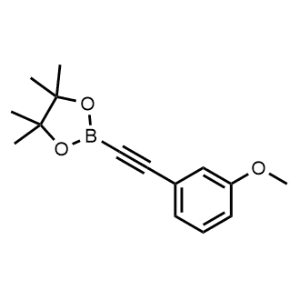 2-((3-Methoxyphenyl)ethynyl)-4,4,5,5-tetramethyl-1,3,2-dioxaborolane|CS-1231392