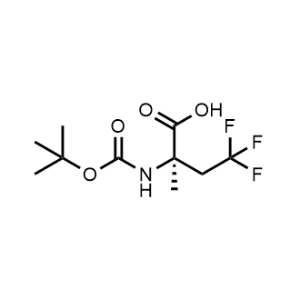 (R)-2-((tert-Butoxycarbonyl)amino)-4,4,4-trifluoro-2-methylbutanoic acid|CS-1232613