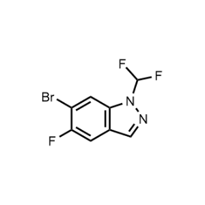 6-Bromo-1-(difluoromethyl)-5-fluoro-1H-indazole|CS-1232622