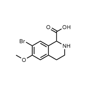 7-Bromo-6-methoxy-1,2,3,4-tetrahydroisoquinoline-1-carboxylic acid|CS-1232634