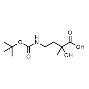 4-((tert-Butoxycarbonyl)amino)-2-hydroxy-2-methylbutanoic acid|CS-1232962