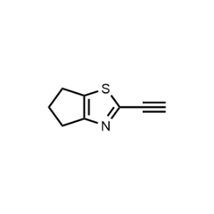 2-Ethynyl-5,6-dihydro-4H-cyclopenta[d]thiazole|CS-1233171