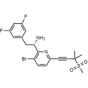 (S)-1-(3-Bromo-6-(3-methyl-3-(methylsulfonyl)but-1-yn-1-yl)pyridin-2-yl)-2-(3,5-difluorophenyl)ethanamine|CS-1233357