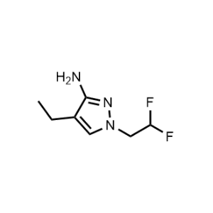 1-(2,2-Difluoroethyl)-4-ethyl-1H-pyrazol-3-amine|CS-1233554