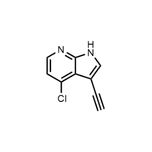 4-Chloro-3-ethynyl-1H-pyrrolo[2,3-b]pyridine|CS-1233560