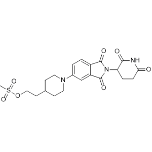 2-(1-(2-(2,6-Dioxopiperidin-3-yl)-1,3-dioxoisoindolin-5-yl)piperidin-4-yl)ethyl methanesulfonate|CS-1233568