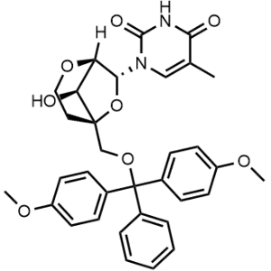 1-((1R,5R,7R,8S)-5-((Bis(4-methoxyphenyl)(phenyl)methoxy)methyl)-8-hydroxy-2,6-dioxabicyclo[3.2.1]octan-7-yl)-5-methylpyrimidine-2,4(1H,3H)-dione|CS-1233638