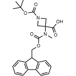 3-((((9H-Fluoren-9-yl)methoxy)carbonyl)(methyl)amino)-1-(tert-butoxycarbonyl)azetidine-3-carboxylic acid|CS-1233723