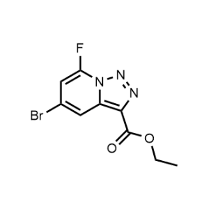 Ethyl 5-bromo-7-fluoro-[1,2,3]triazolo[1,5-a]pyridine-3-carboxylate|CS-1234026