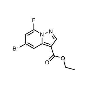 Ethyl 5-bromo-7-fluoropyrazolo[1,5-a]pyridine-3-carboxylate|CS-1234032