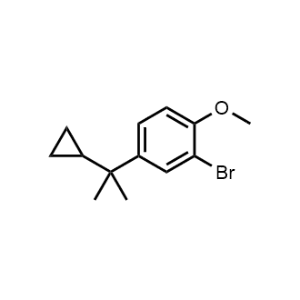 2-Bromo-4-(2-cyclopropylpropan-2-yl)-1-methoxybenzene|CS-1234046