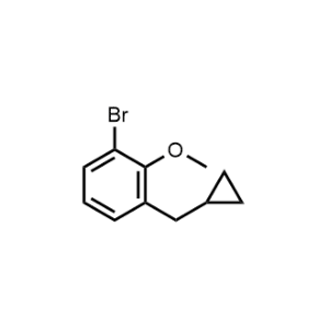 1-Bromo-3-(cyclopropylmethyl)-2-methoxybenzene|CS-1234055