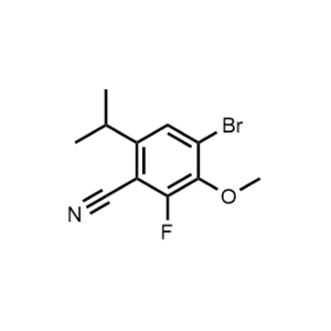 4-Bromo-2-fluoro-6-isopropyl-3-methoxybenzonitrile|CS-1234141