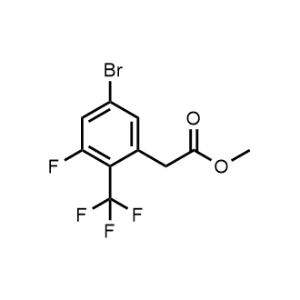 Methyl 2-(5-bromo-3-fluoro-2-(trifluoromethyl)phenyl)acetate|CS-1234273