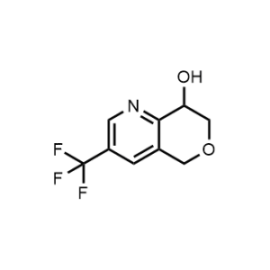 3-(Trifluoromethyl)-7,8-dihydro-5H-pyrano[4,3-b]pyridin-8-ol|CS-1234747