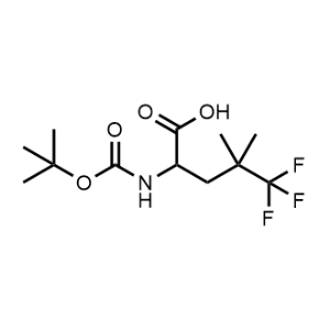2-((tert-Butoxycarbonyl)amino)-5,5,5-trifluoro-4,4-dimethylpentanoic acid|CS-1235027
