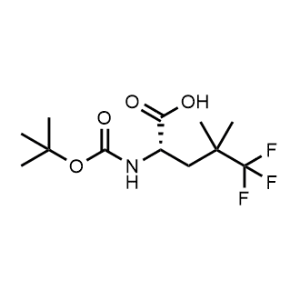 (S)-2-((tert-Butoxycarbonyl)amino)-5,5,5-trifluoro-4,4-dimethylpentanoic acid|CS-1235056