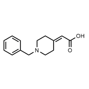 2-(1-Benzylpiperidin-4-ylidene)acetic acid|CS-1235418