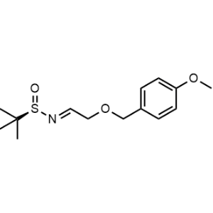(R,E)-N-(2-((4-Methoxybenzyl)oxy)ethylidene)-2-methylpropane-2-sulfinamide|CS-1235573