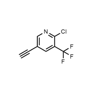 2-Chloro-5-ethynyl-3-(trifluoromethyl)pyridine|CS-1235674