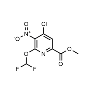 Methyl 4-chloro-6-(difluoromethoxy)-5-nitropicolinate|CS-1236085