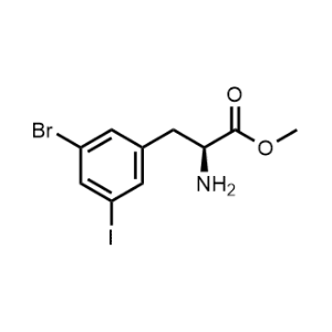 Methyl (S)-2-amino-3-(3-bromo-5-iodophenyl)propanoate|CS-1236225