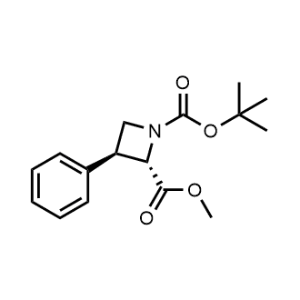 1-(tert-Butyl) 2-methyl (2S,3S)-3-phenylazetidine-1,2-dicarboxylate|CS-1236235