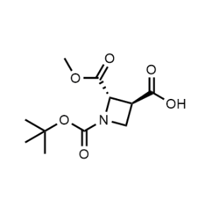 (2S,3S)-1-(tert-Butoxycarbonyl)-2-(methoxycarbonyl)azetidine-3-carboxylic acid|CS-1236239