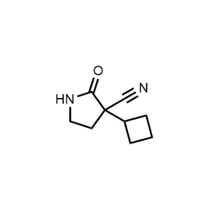 3-Cyclobutyl-2-oxopyrrolidine-3-carbonitrile|CS-1236730