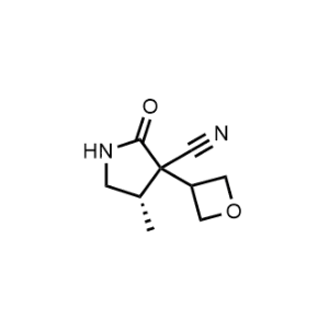 (4S)-4-Methyl-3-(oxetan-3-yl)-2-oxopyrrolidine-3-carbonitrile|CS-1236734