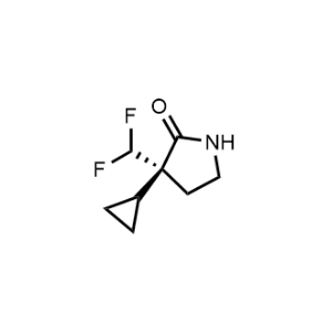 (R)-3-Cyclopropyl-3-(difluoromethyl)pyrrolidin-2-one|CS-1236742