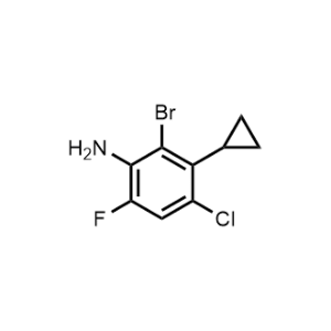 2-Bromo-4-chloro-3-cyclopropyl-6-fluoroaniline|CS-1236747
