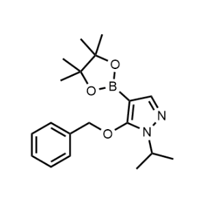5-(Benzyloxy)-1-isopropyl-4-(4,4,5,5-tetramethyl-1,3,2-dioxaborolan-2-yl)-1H-pyrazole|CS-1237091